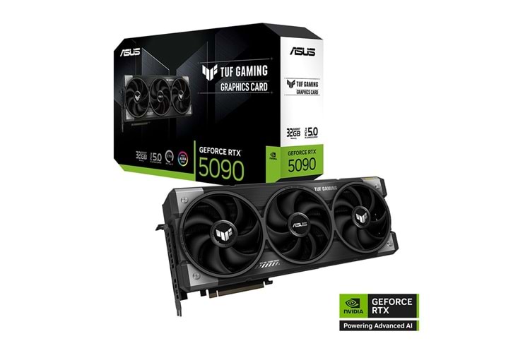 ASUS TUF-RTX5090-32G-GAMING, 32Gb, 512Bit, GDDR7, 2xHDMI, 3xDP GAMING Ekran Kartı