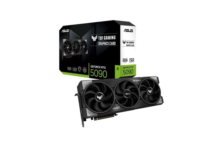 ASUS TUF-RTX5090-O32G-GAMING, 32Gb, 512Bit, GDDR7, 2xHDMI, 3xDP GAMING Ekran Kartı