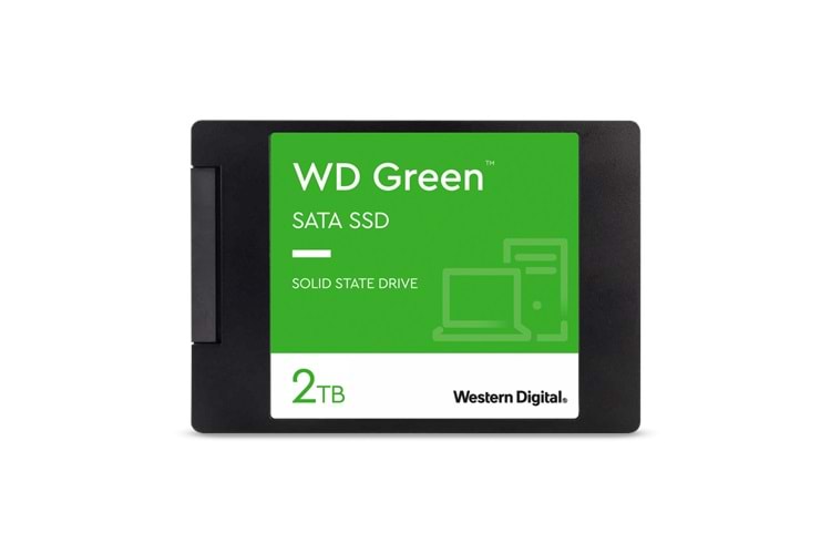 WD Green, WDS200T2G0A, 2TB, 545/465, 3D NAND, 2,5" SATA, SSD