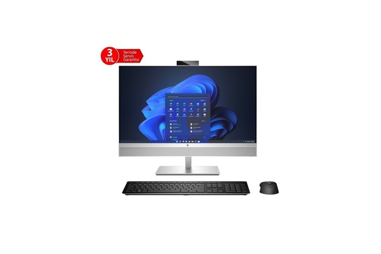 HP 5V8B2ES, EliteOne 870 G9, i9-14900, 27" Dokunmatik Ekran, 32Gb DDR5 Ram, 1Tb SSD, Paylaşımlı Ekran Kartı, Windows 11 Pro, All In One PC, GRİ (3 Yıl Yerinde Servis)