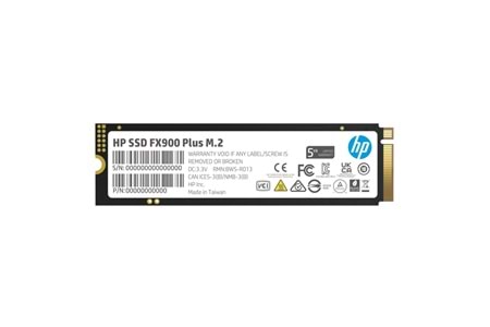 HP 7F619AA, FX900, 4TB, 7400-6500Mb/s, Gen4, NVMe PCIe M.2, 3D NAND, SSD