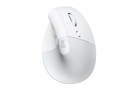LOGITECH 910-006475, LIFT Beyaz, Bluetooth, 1000dpi, Optik, 6 Tuşlu, Kablosuz, Mouse
