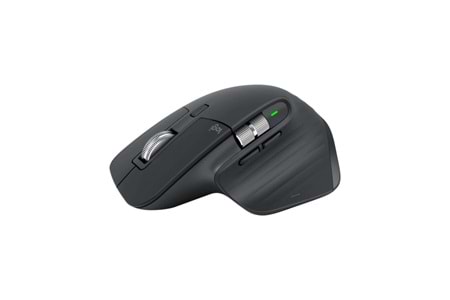 LOGITECH 910-006559, MX MASTER 3S, Siyah, Bluetooth, 8000dpi, Lazer, 7 Tuşlu, USB-C den şarj edilebilir, Mouse