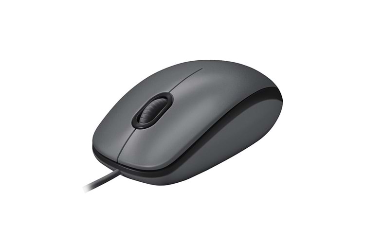LOGITECH 910-006652, M100 Siyah, USB Kablolu, 1000dpi, Optik, 3 Tuşlu, Mouse