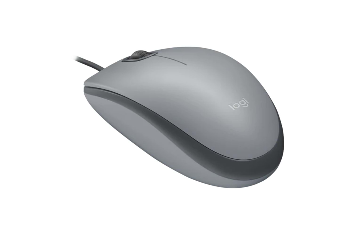 LOGITECH 910-006760, M110 Gri, USB Kablolu, 1000dpi, Optik, 3 Tuşlu, Sessiz Mouse