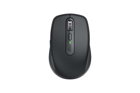 LOGITECH 910-006929, MX Anywhere 3S, Siyah, Bluetooth, 8000dpi, Lazer, 6 Tuşlu, USB-C den şarj edilebilir, Mouse