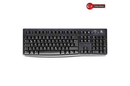 LOGITECH K120, 920-002505, USB Kablolu, Türkçe Q, Standart Klavye