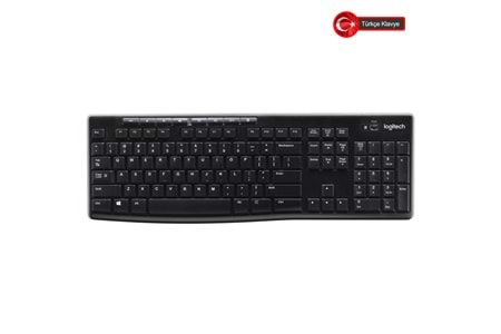 LOGITECH K270, Siyah, 920-003761, Kablosuz, Türkçe Q, Multimedya Klavye