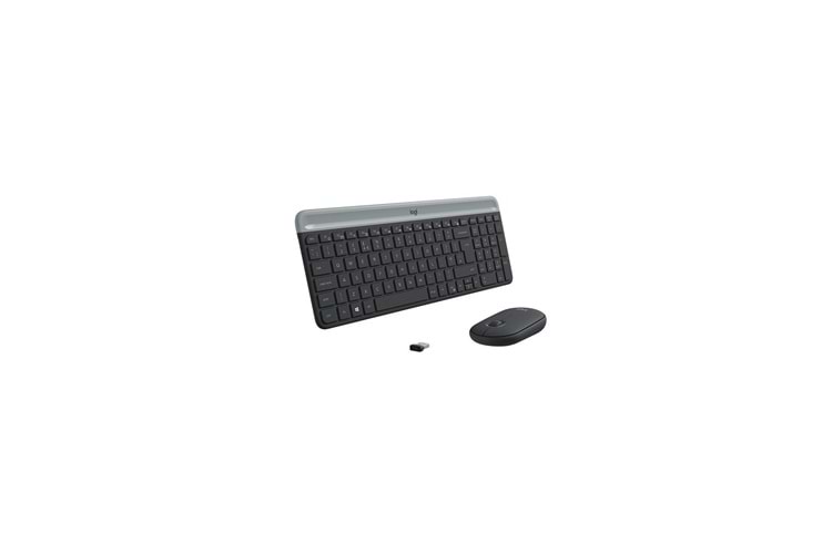 LOGITECH MK470 Siyah, 920-009435, Kablosuz, Türkçe Q, Klavye Mouse Set