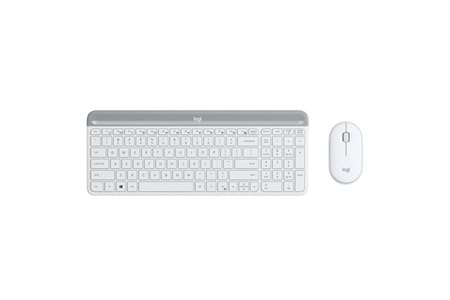 LOGITECH MK470 Beyaz, 920-009436, Kablosuz, Türkçe Q, Klavye Mouse Set