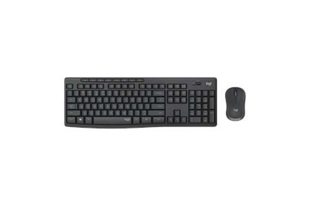 LOGITECH MK295 Siyah, 920-009804, Kablosuz, Türkçe Q, Klavye Mouse Set