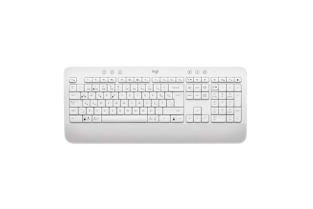 LOGITECH SIGNATURE K650, 920-010973, Beyaz, Bluetooth, Türkçe Q, Multimedya, Sıvı Temasına Dayanıklı, Klavye