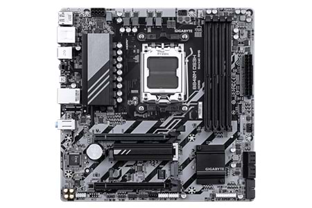 GIGABYTE B840M DS3H, 4xDDR5, 2xM.2, 2xDP, HDMI, Type-C, AM5 Soket GAMING Anakart