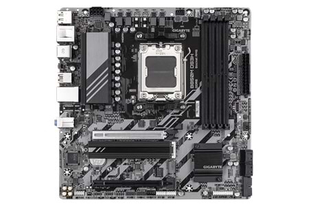 GIGABYTE B850M DS3H, 4xDDR5, 2xM.2, 2xDP, HDMI, Type-C, AM5 Soket GAMING Anakart