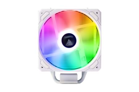 GAMDIAS BOREAS E1-410 WH, White Edition, 120mm, CPU Kule Tipi Hava Soğutma, Doğrudan Temas Teknolojisine Sahip 4 adet Gelişmiş Bakır Isı Borusu (AMD AM4-AM5 ve INTEL Tüm işlemciler ile uyumlu)