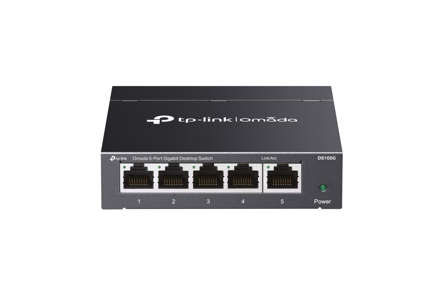OMADA DS105G, 5 Port Gigabit, Yönetilemez, Masaüstü/Vesa Metal Kasa Sessiz Switch
