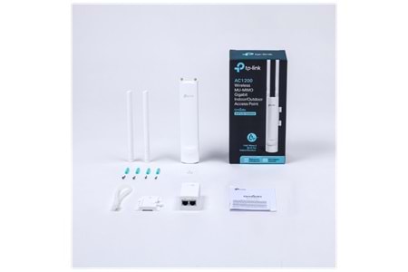 OMADA EAP225 Outdoor, 1Port Gigabit PoE, 1200Mbps, Dual Band, Aktif Poe, Indoor/Outdoor Access Point