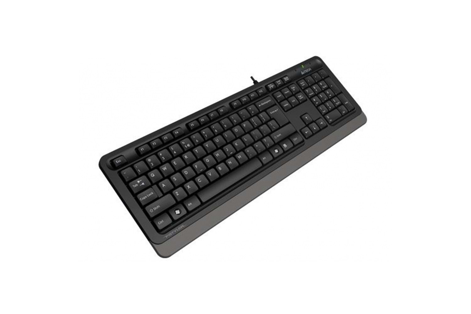 A4 TECH FK10, Gri, FSTYLER, USB Kablolu, Türkçe Q, Multimedya KLAVYE