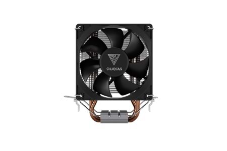 GAMDIAS BOREAS E1-210 MONO, 92mm, CPU Kule Tipi Hava Soğutma, Doğrudan Temas Teknolojisine Sahip 2 adet Gelişmiş Bakır Isı Borusu (AMD AM5 ve INTEL Tüm işlemciler ile uyumlu)