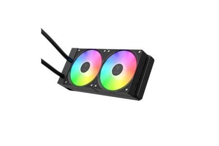 GAMDIAS CHIONE E4-240, 240mm, ARGB, 2 Fanlı, Dijital Ekran, CPU Sıvı Soğutma