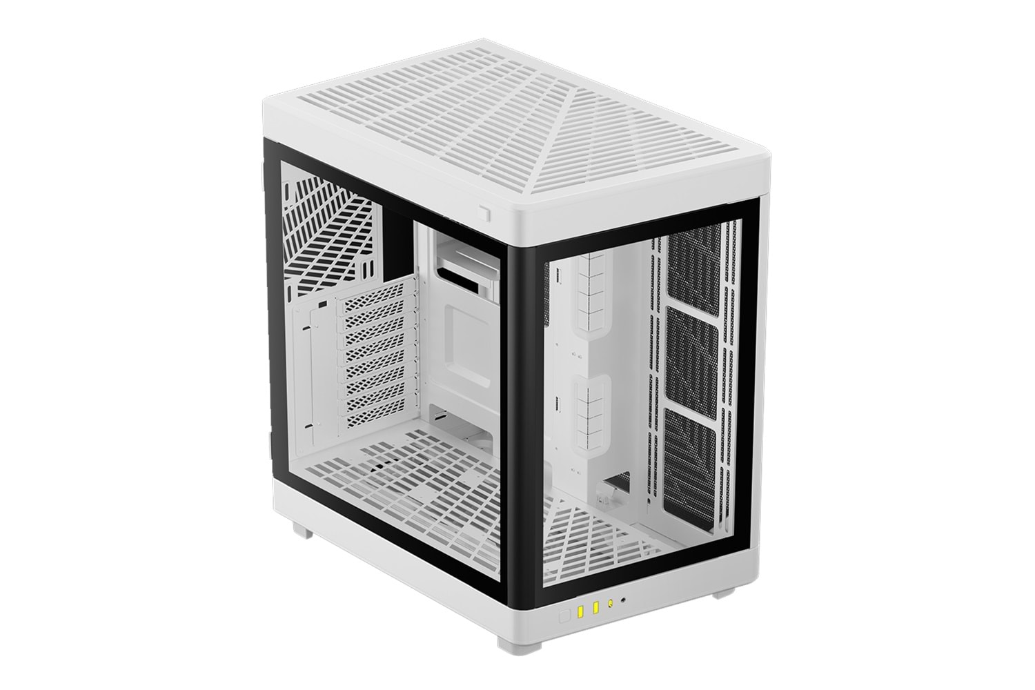 GAMDIAS NESO P1, 850W, 80+Bronze, Tempered Glass, Type-C, ATX, White Edition, Akvaryum Tipi, GAMING KASA