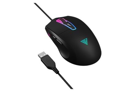 GAMDIAS ZEUS M5, RGB Aydınlatma, USB Kablolu, 7 Tuşlu, Gaming Mouse, 12800DPI, Siyah