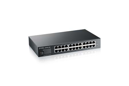 ZyXEL GS1915-24E, 24 Port, GigaBit, Yönetilebilir, Sessiz, Masaüstü Switch