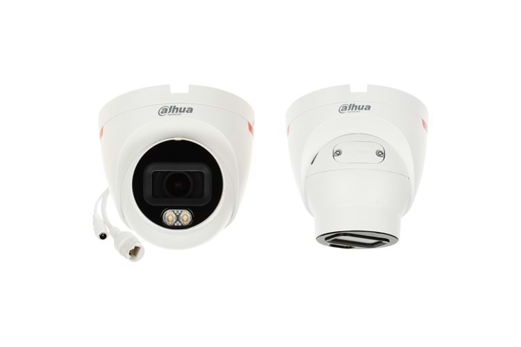 DAHUA IPC-HDW2449TL-S-PRO 4Mpix, WizColor, 2,8mm Lens,H265+, 30Mt Gece Görüşü, IP67, Dahili Mikrofon, PoE Dome IP Kamera