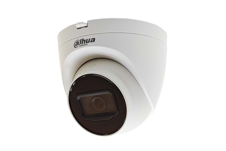 DAHUA IPC-HDW2541T-S-0280B 5Mpix, 2,8mm Lens, Starlight, H265+, 30Mt Gece Görüşü, IP67, Mikrofonlu, PoE Dome IP Kamera
