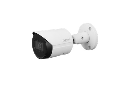 DAHUA IPC-HFW2241S-S-0360B 2Mpix, 3,6mm Lens, H265+, 30Mt Gece Görüşü, IP67, Dahili Mikrofon, PoE Bullet IP Kamera