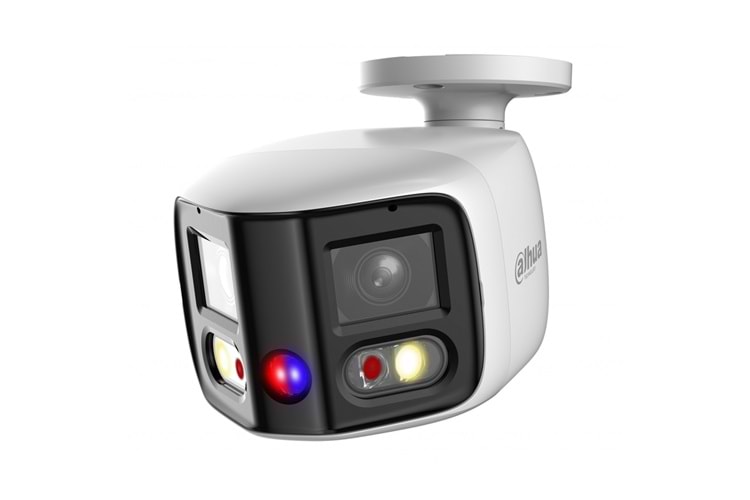 DAHUA IPC-PFW3849S-A180-AS-PV 2X4Mpix, 2,8mm Lens,H265+, 25Mt Gece Görüşü, IP67, Dahili Mikrofon, TiOC Duo Süper Geniş Açı Bullet Ip Kamera