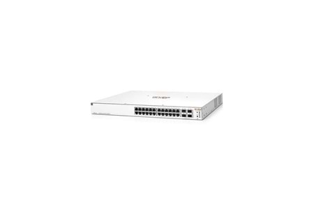 HP Aruba Instant On, JL684B, 1930-24G, 24Port, GigaBit, PoE 370W, 4 Port Gigabit SFP, Yönetilebilir, Rack Mount Switch