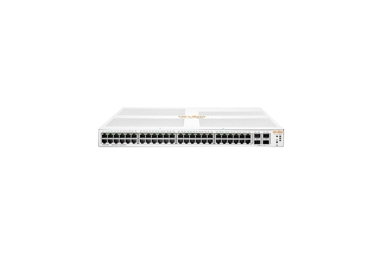 HP Aruba Instant On, JL685A, 1930-48G, 48Port, GigaBit, 4 Port Gigabit SFP, Yönetilebilir, Rack Mount Switch