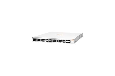 HP Aruba Instant On, JL686B, 1930-48G, 48Port, GigaBit, PoE 370W, 4 Port Gigabit SFP, Yönetilebilir, Rack Mount Switch