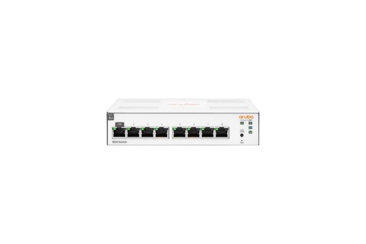 HP Aruba Instant On, JL810A 1830-8G, 8Port, GigaBit, Yönetliebilir, Rack Mount Switch