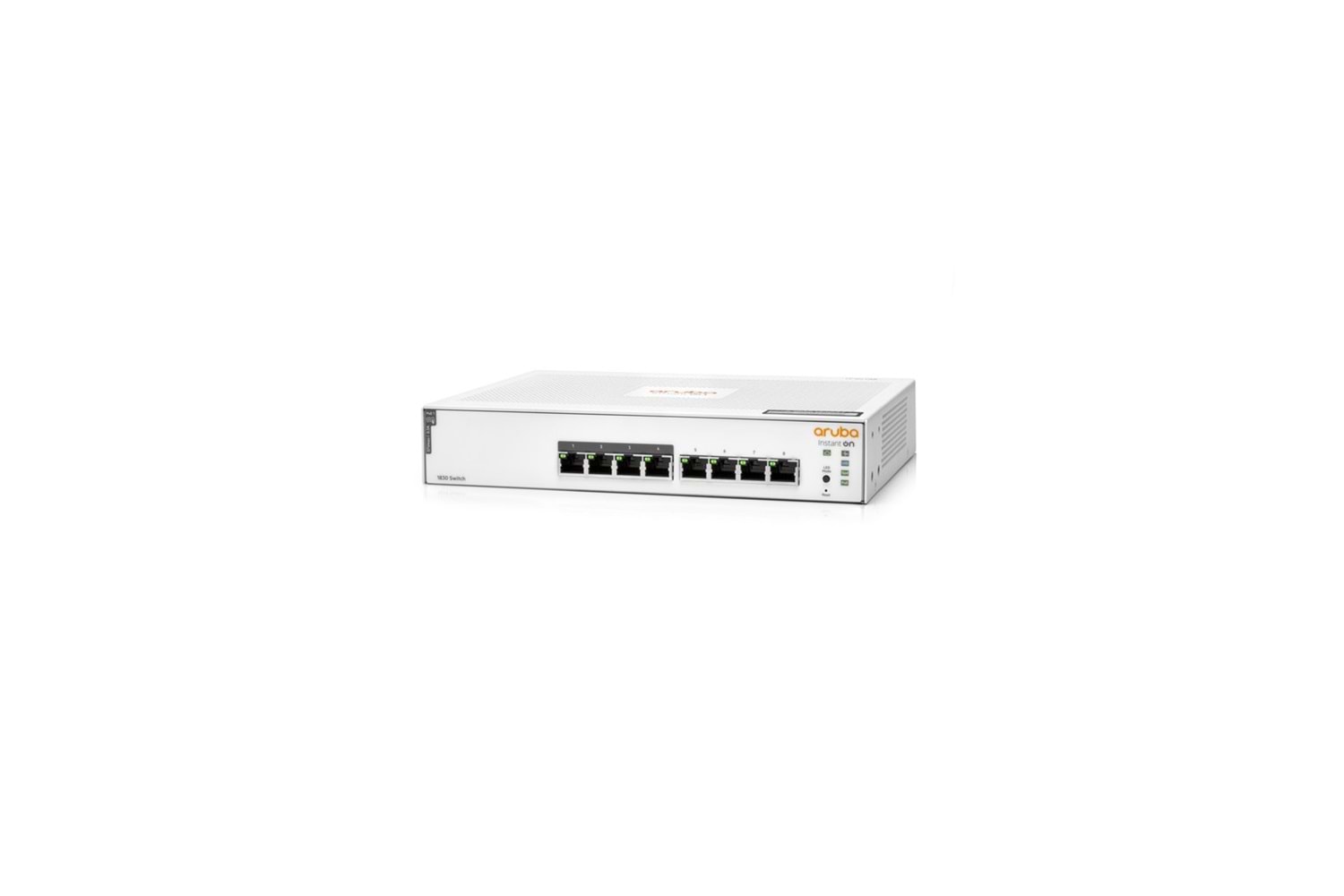 HP Aruba Instant On, JL811A, 1830-8G, 8Port, GigaBit, 4 Port PoE 65W, Yönetilebilir, Rackmount Switch