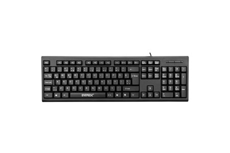 EVEREST KB-871U, USB Kablolu, Türkçe Q, Standart Klavye (Siyah)