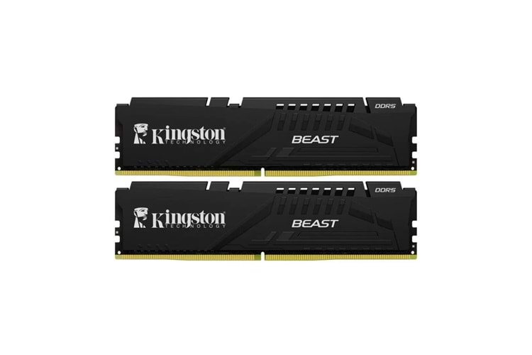 KINGSTON Beast, KF552C36BBEK2-32TR, 32Gb (2x16Gb), 5200Mhz, DDR5, CL36, Desktop Gaming RAM (Soğutuculu)