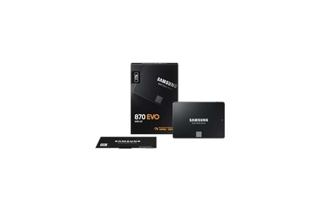 SAMSUNG MZ-77E1T0BW 870 EVO 1TB 560/530, 2,5" SATA SSD (Türkiye Distribütörü Garantili)
