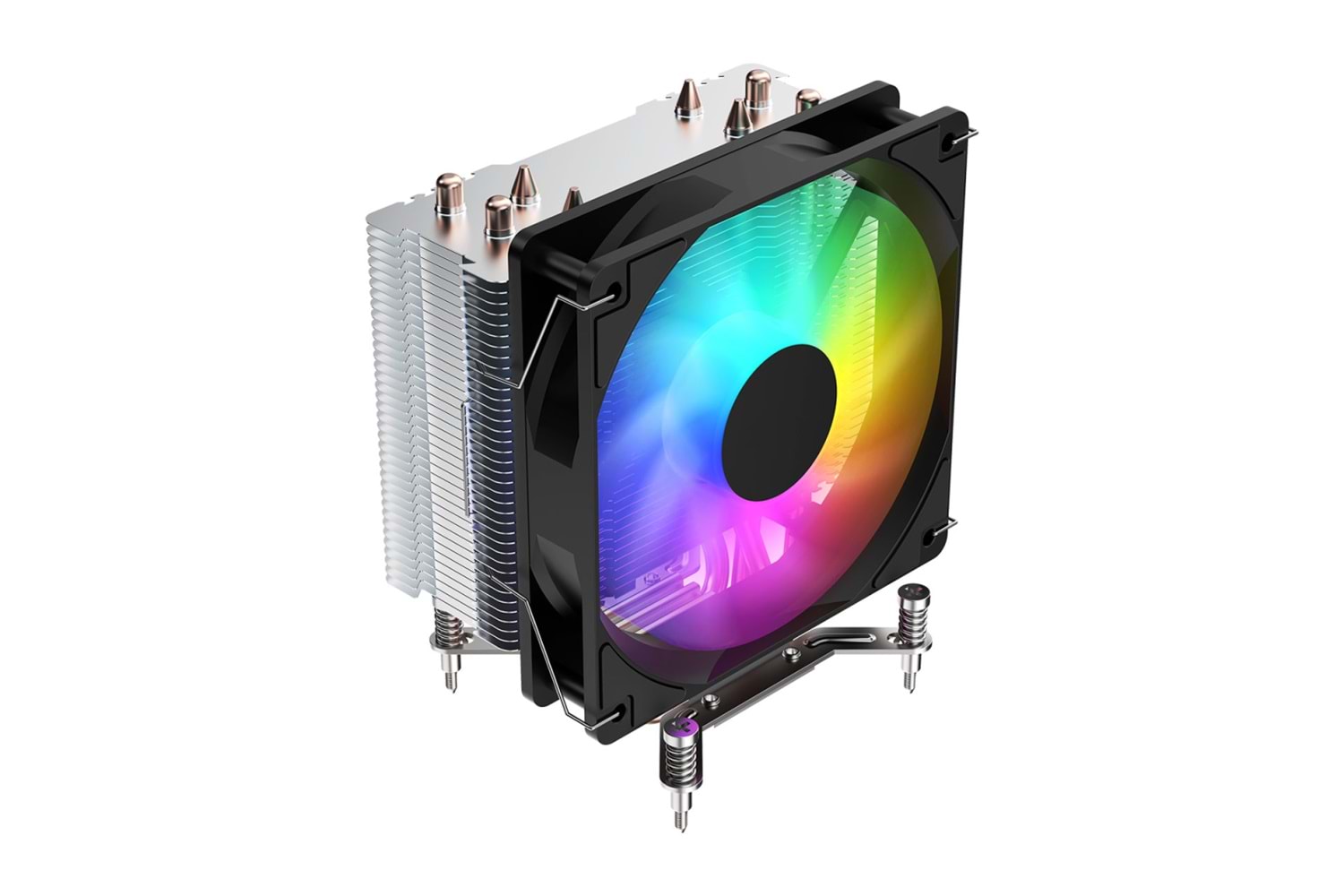 FSP NC3, ARGB, 120mm, CPU, Kule Tipi Hava Soğutma, Sessiz Çalışma, Doğrudan Temas Tasarımlı 4 adet Bakır Isı Borusu, (AMD AM4-AM5 ve INTEL Tüm işlemciler ile uyumlu)