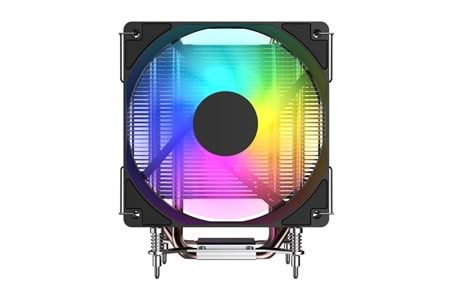 FSP NC3, ARGB, 120mm, CPU, Kule Tipi Hava Soğutma, Sessiz Çalışma, Doğrudan Temas Tasarımlı 4 adet Bakır Isı Borusu, (AMD AM4-AM5 ve INTEL Tüm işlemciler ile uyumlu)