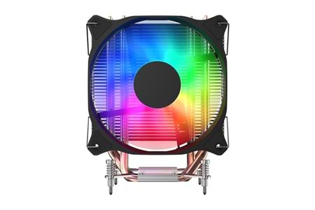 FSP NC5, ARGB, 120mm, CPU, Kule Tipi Hava Soğutma, Sessiz Çalışma, Doğrudan Temas Tasarımlı 6 adet Bakır Isı Borusu, (AMD AM4-AM5 ve INTEL Tüm işlemciler ile uyumlu)