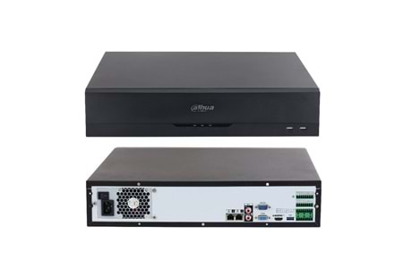 DAHUA NVR4832-EI, 32Kanal, 16Mpix, H265+, 8 HDD Desteği, 1080P Kayıt, 256Mbps Bant Genişliği, 2 Port GigaBit Lan, NVR