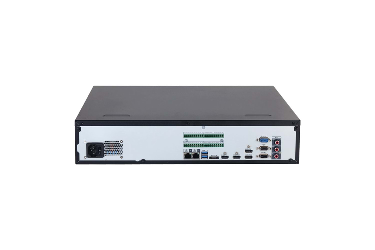 DAHUA NVR608H-64-XI, 64anal, 32Mpix, H265+, 8 HDD, 1080P Kayıt, 1024 Mbps Bant Genişliği, 2 Port 2500 Mbps LAN, RAID 0/1/5/6/10 NVR