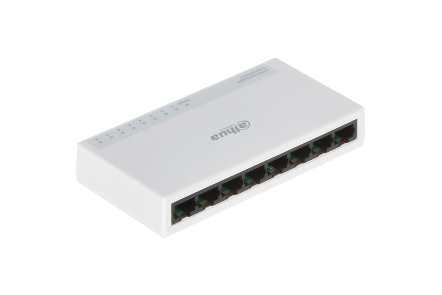 DAHUA PFS3008-8ET-L, 8 Port, MegaBit, Yönetilemez, Masaüstü Switch