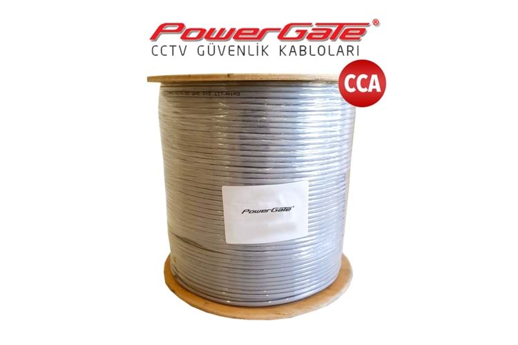 PowerGate CELL 250mt, 2+1 (2x0,22+0,25) CCA, CCTV Güvenlik Kablosu