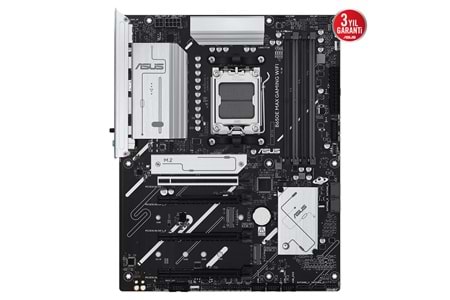 ASUS PRIME B850-PLUS WIFI, 4xDDR5, 3x M.2, HDMI, DP, Type-C, Wi-Fi 6E, Bluetooth v5.3, AM5 Soket GAMING Anakart