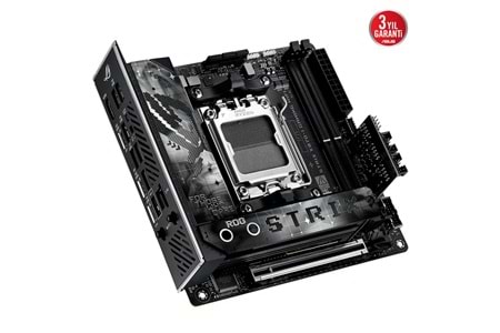 ASUS ROG STRIX X870-I GAMING WIFI, 2xDDR5, 2xM.2, HDMI, DP, Type-C, Wi-Fi 7, Bluetooth v5.4, Mini ITX, AM5 Soket GAMING Anakart
