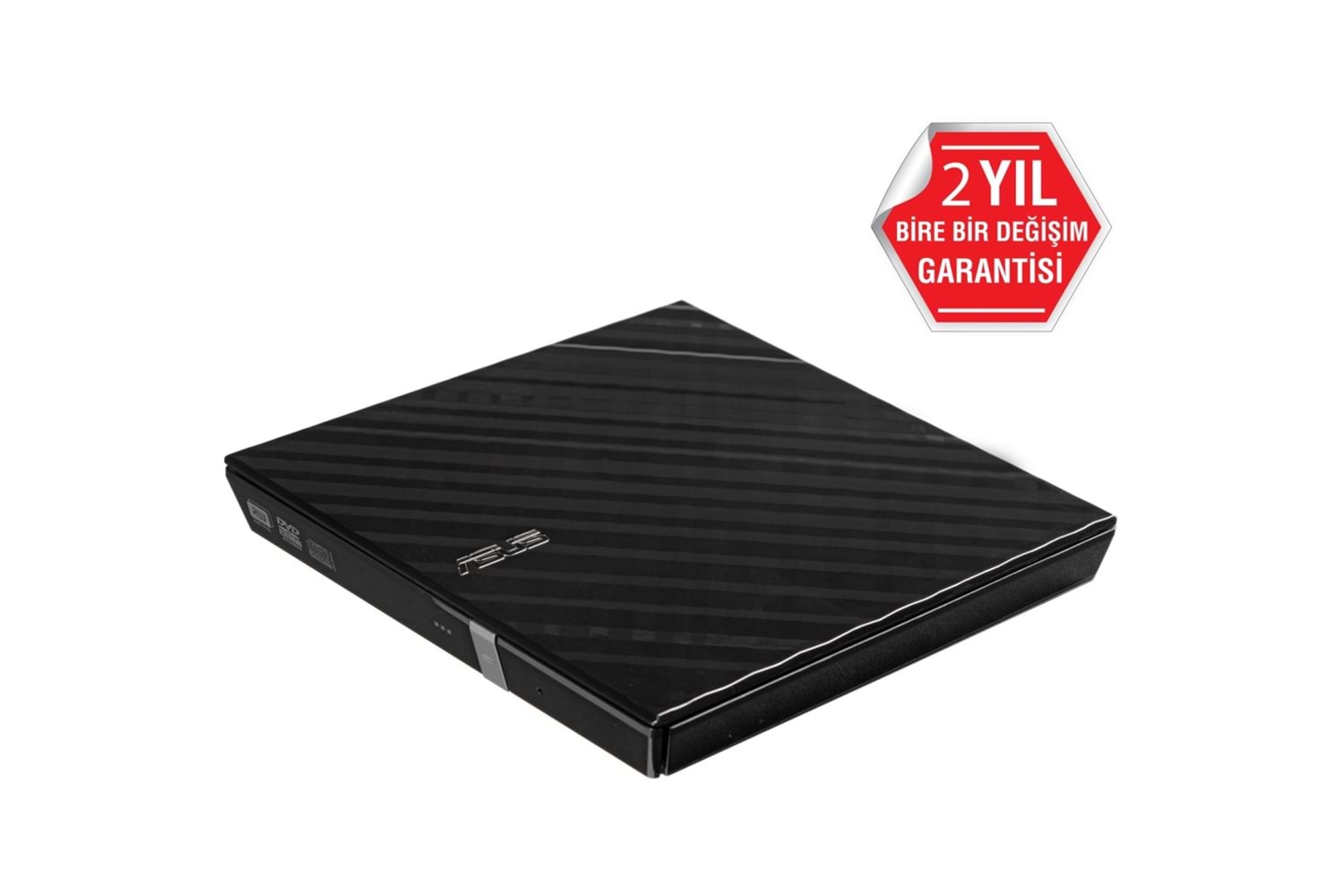 ASUS SDRW-08D2S-U Lite, Usb 2.0, External, Siyah, Slim, Optik Okuyucu/Yazıcı