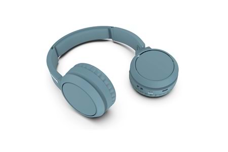 PHILIPS TAH4205BL/00, MAVİ, Bluetooth 5.0, Kablosuz, Bas Arttırma Düğmesi, Yastıklı Kafa Bandı, 29saat Oynatma Süresi, 10mt Algılama Mesafesi, Microfonlu Kulaklık